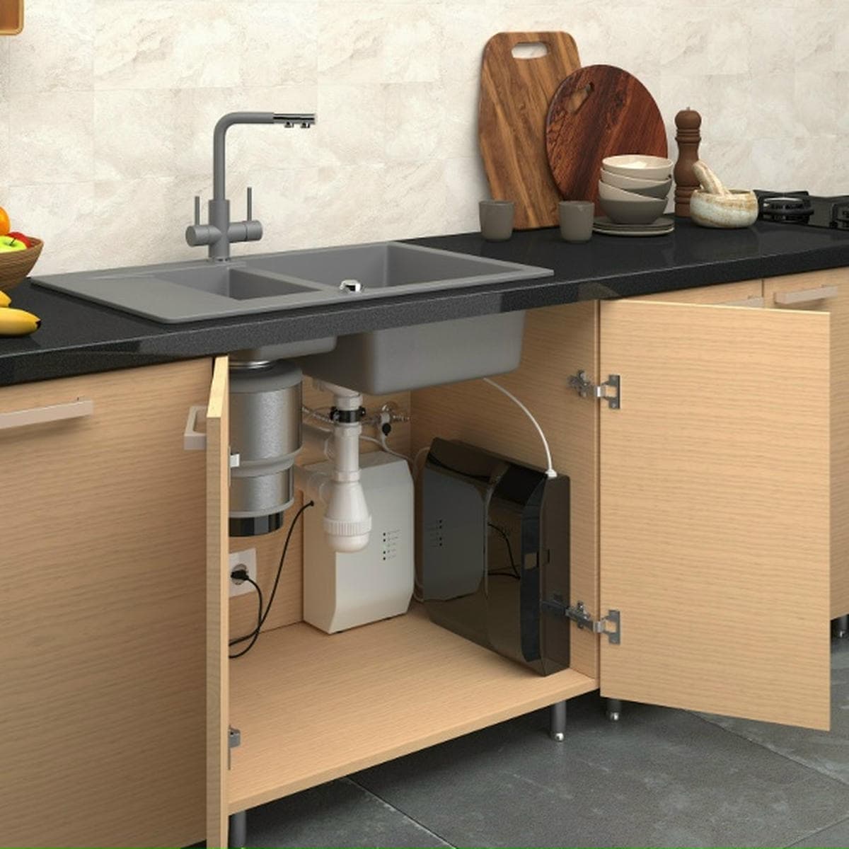 Lavabo gideri kamera kontrolü